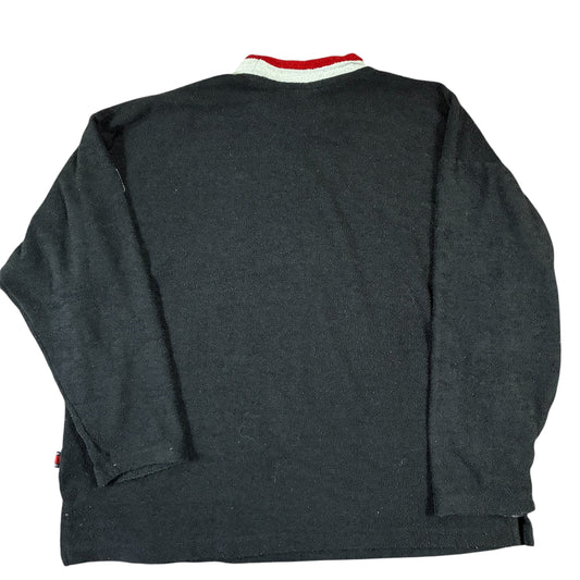 Tommy Hilfiger fleece sweatshirt back view
