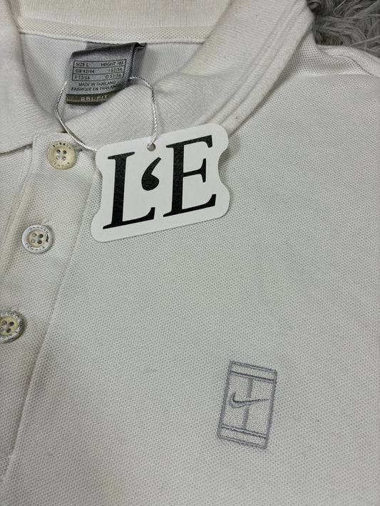 Herren Nike Vintage 90er Jahre Poloshirt Mini-Logo Größe L