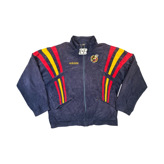 Adidas Spain National Team Euro 96 velvet jacket back view