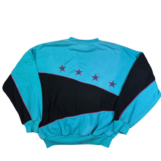 Vintage Herren Adidas Olympia Sweatshirt Blau Größe M-L