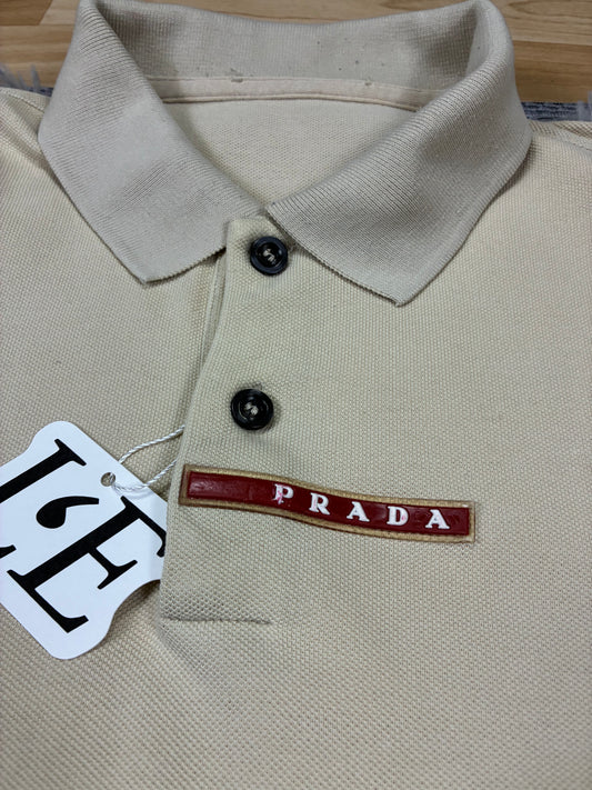 Herren Prada Vintage Poloshirt Größe M