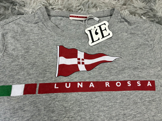 Vintage Damen Prada Luna Rossa Flaggen T-Shirt Größe M
