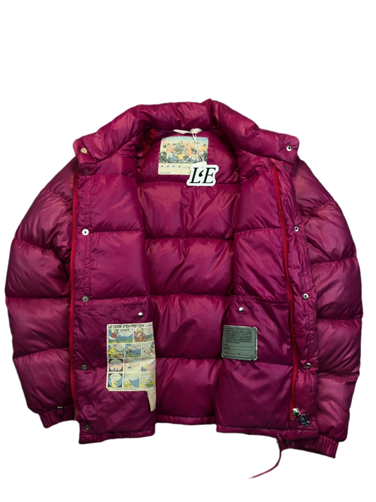 Moncler Grenoble pink puffer back view