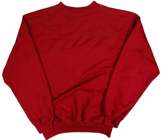 Timberland red sweatshirt back view