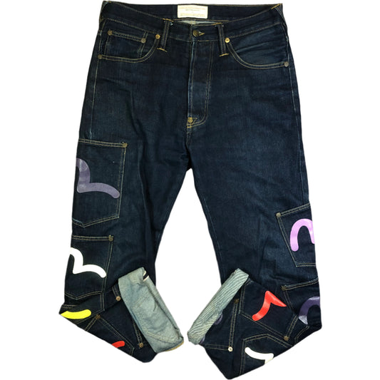 Evisu Multi Pocket Paris jeans back view