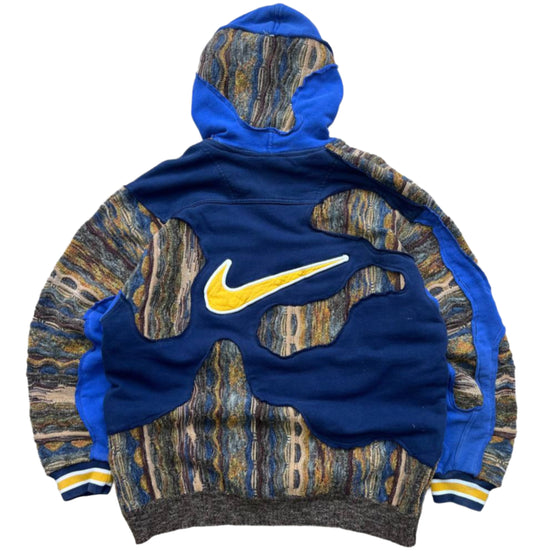 Nike x COOGI upcycled hoodie No. 2 back view