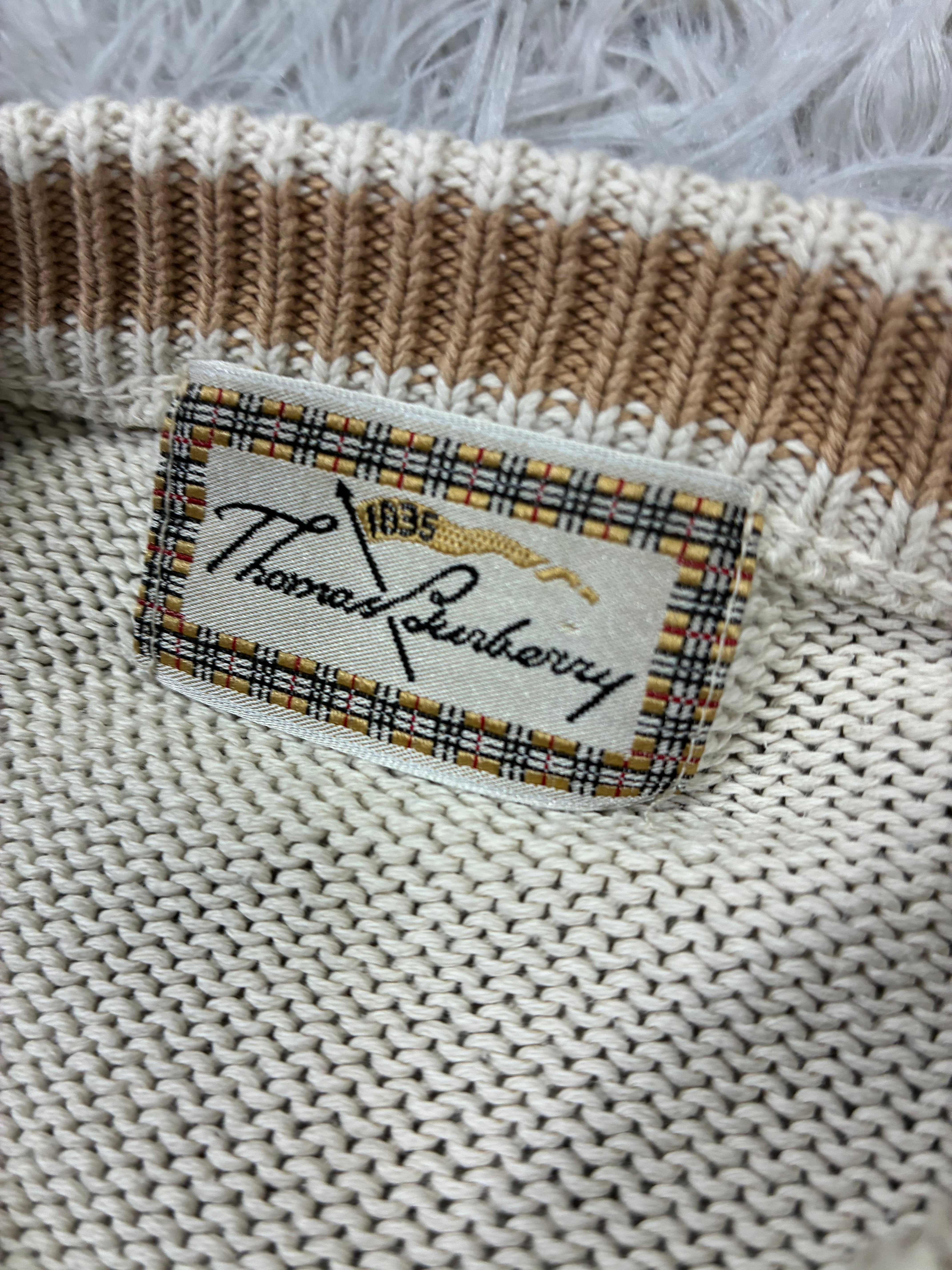 Men’s Burberrys Thomas Vintage 90s  Sweater  Size M