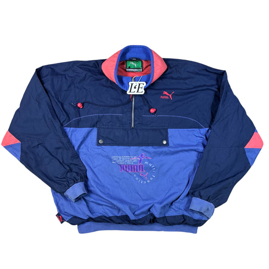 Herren Vintage Puma Jacke Windbreaker Jacke Größe XL