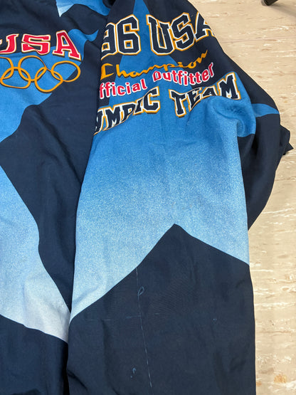 Mens Champion USA 1996 OLYMPIC Games Atlanta  Track Jacket Size XL
