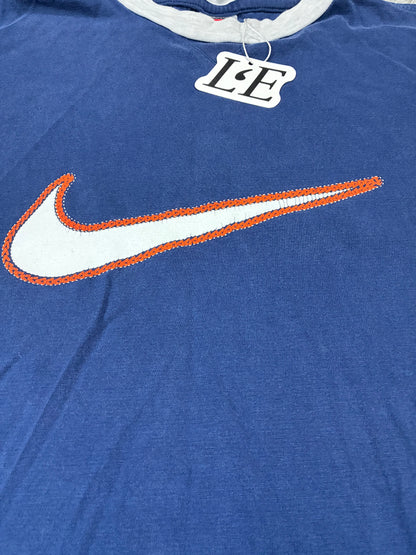 Mens Nike Vintage 90s  T-Shirt  Centre  Logo Size L