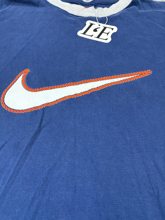 Herren Nike Vintage 90er T-Shirt Mitte Logo Größe L