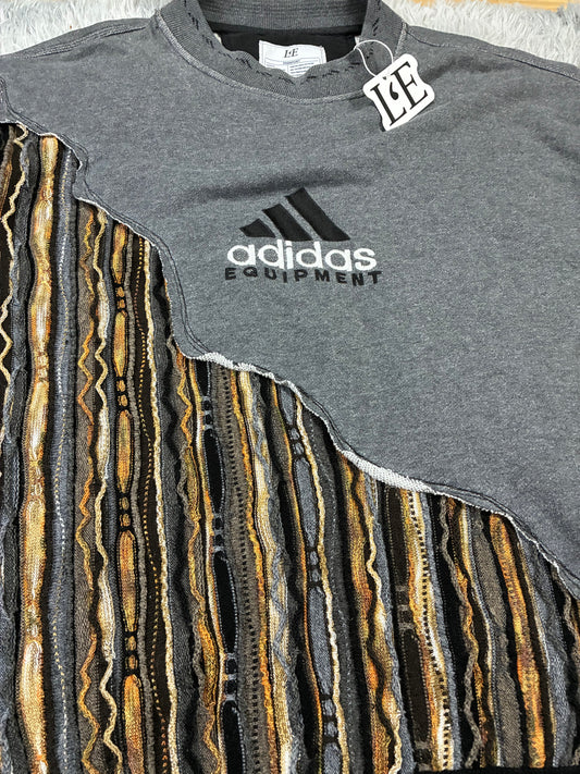 UPCYCLED Adidas Equipment x COOGi Vintage Sweatshirt Size M