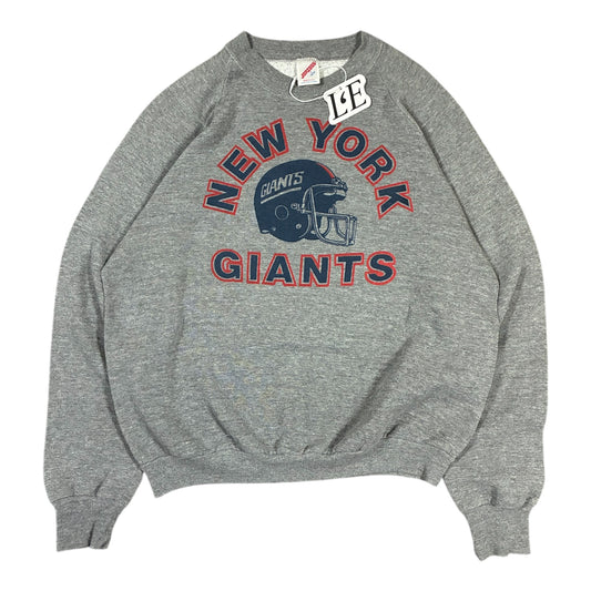 Vintage New York Giants Rundhals-Sweatshirt Großes Logo Größe S