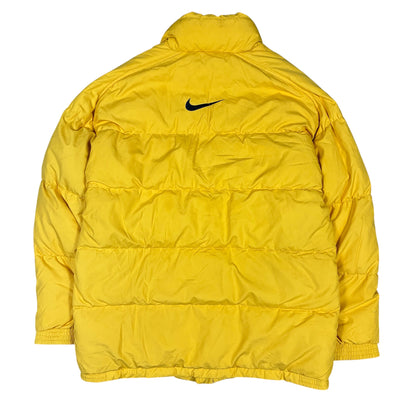 Mens Nike Vintage Goose Down Centre Logo Puffer Jacket Size XXL