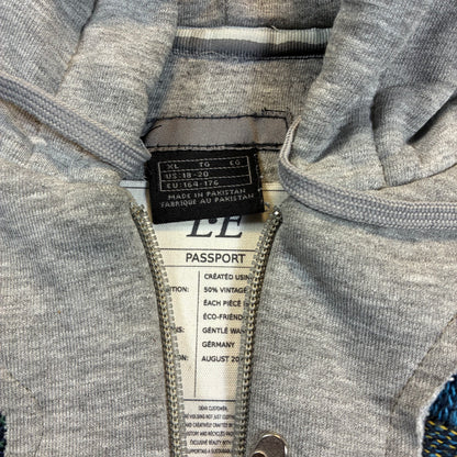 UPCYCLED Nike x Carlo Colucci Vintage Zip Hoodie Size M-L