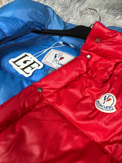 Vintage Moncler Grenoble red puffer size tag