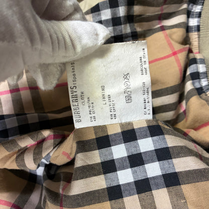 Mens Vintage 90s Burberrys England Harrington Jacket Nova Checked Size S- M