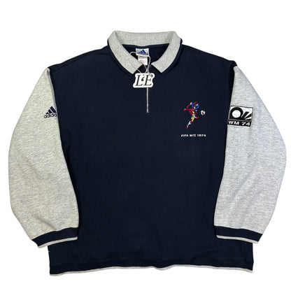 Herren Adidas WM 1974 Franz Beckenbauer Sweatshirt Größe L - XL