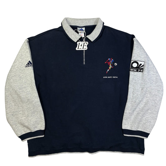 Herren Adidas WM 1974 Franz Beckenbauer Sweatshirt Größe L - XL