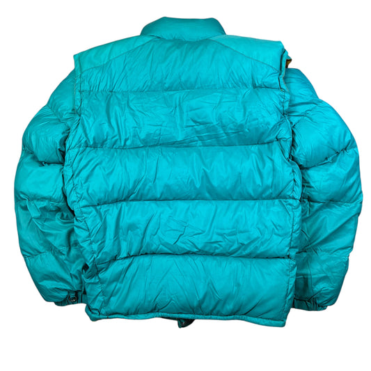 Herren Vintage Moncler Grenoble 80er Daunenjacke Größe L