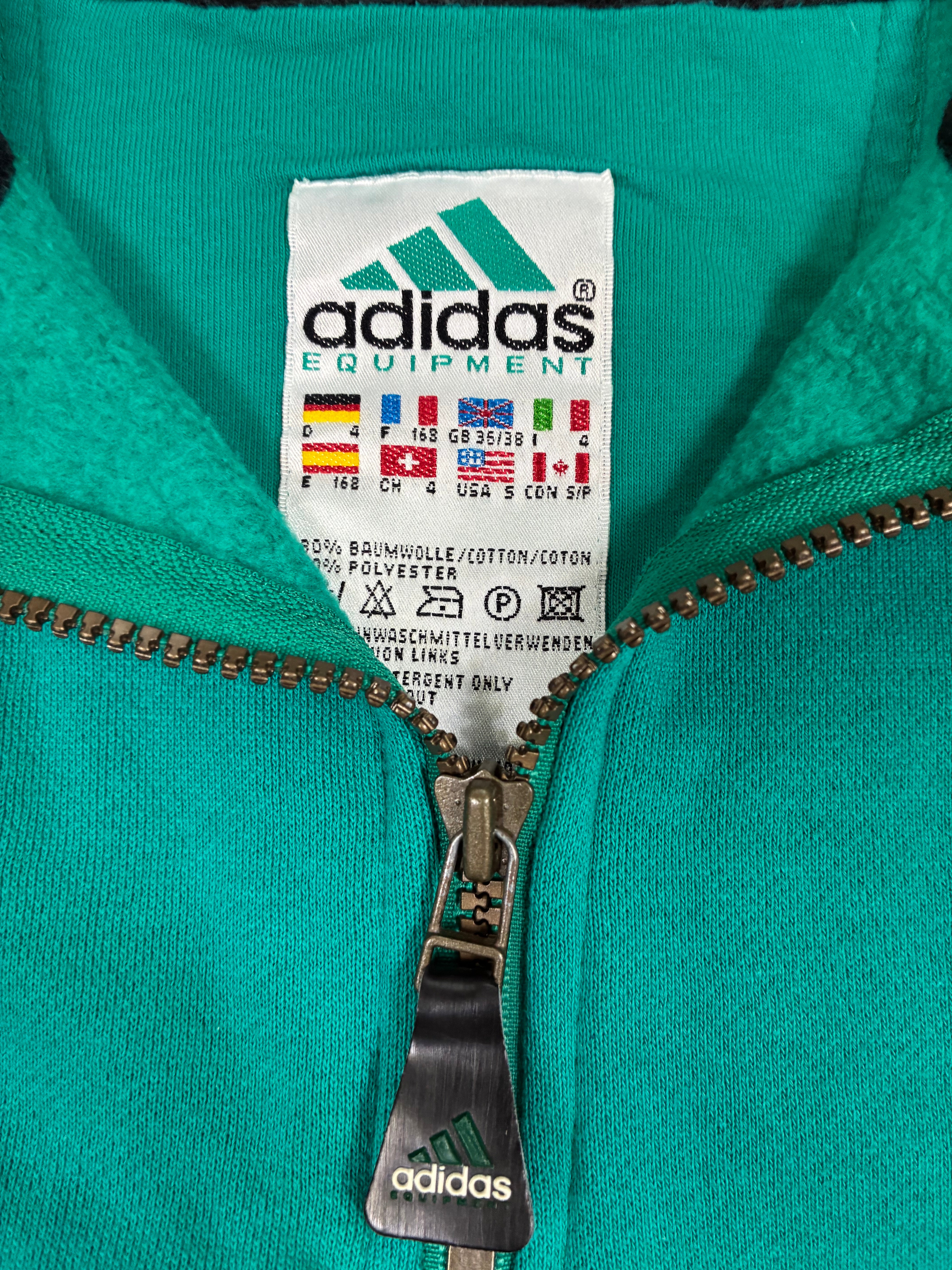 Vintage Men’s 90s  Adidas Equipment Blue Sweatshirt Size  M