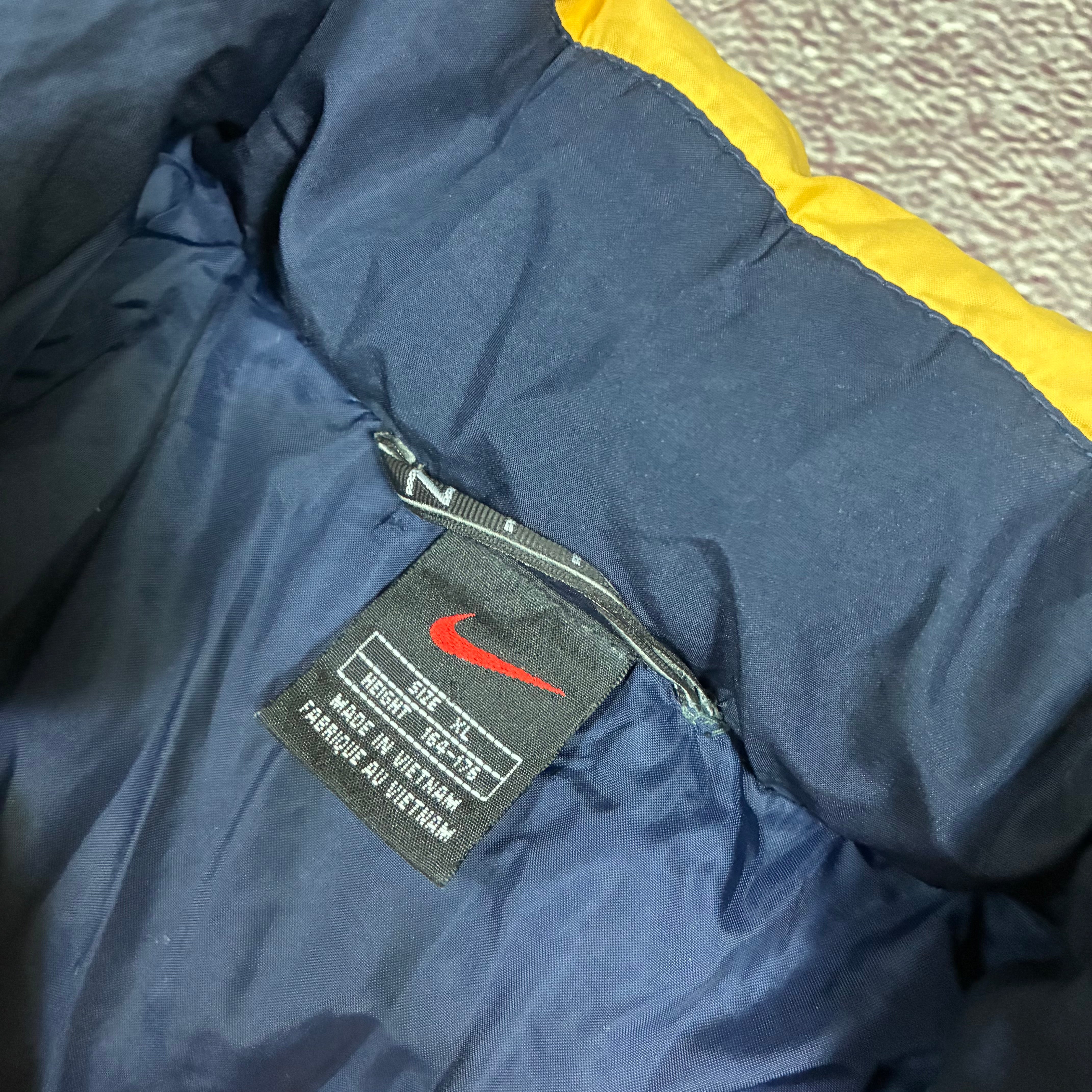 Men’s Nike Vintage Goose Down Centre Logo Puffer Jacket Size M