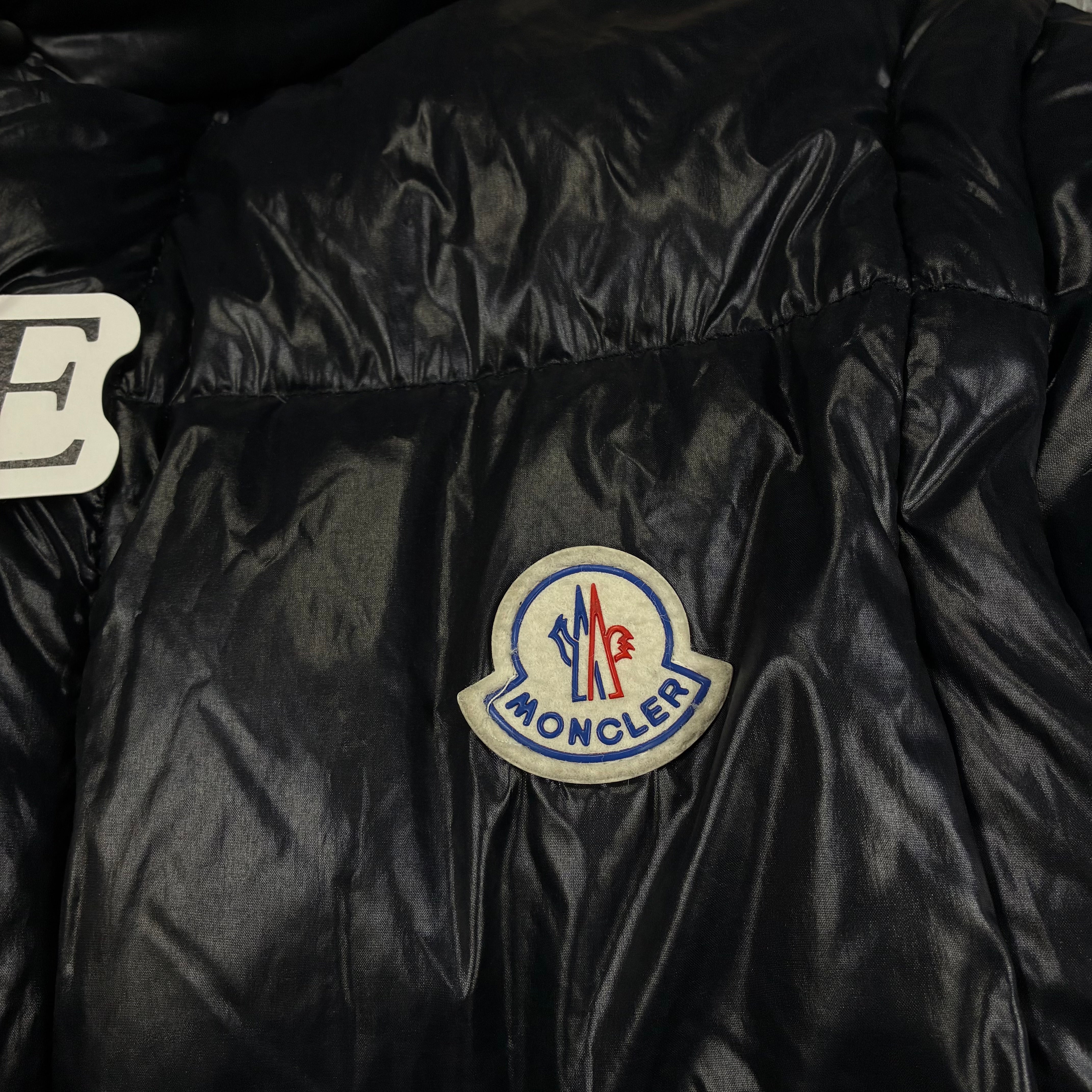 Mens Vintage Moncler Grenoble 80s  Black Puffer Jacket Size S