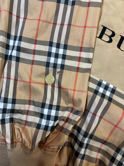Herren Burberry Golf Karierte Nova Jacke Größe S-M
