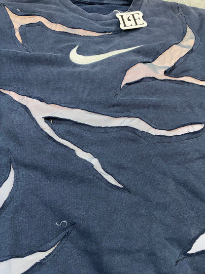 UPCYCLED Nike Vintage Reflective Sweatshirt Size S