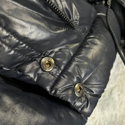 Mens Vintage Moncler Grenoble 80s  Black Puffer Jacket Size S
