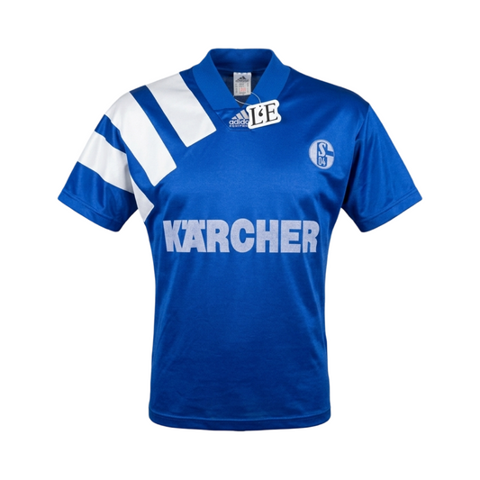 Vintage Adidas Schalke 04 1994-96 home jersey — front view