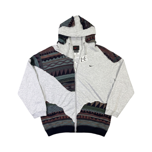 UPCYCLED Nike x Carlo Colucci x COOGI Vintage Zip Hoodie Size XL