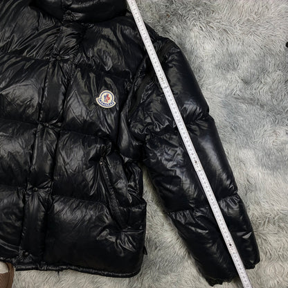 Mens Vintage Moncler Grenoble 80s  Black Puffer Jacket Size S