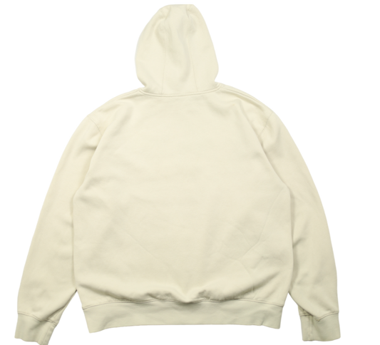 Fila white hoodie back view