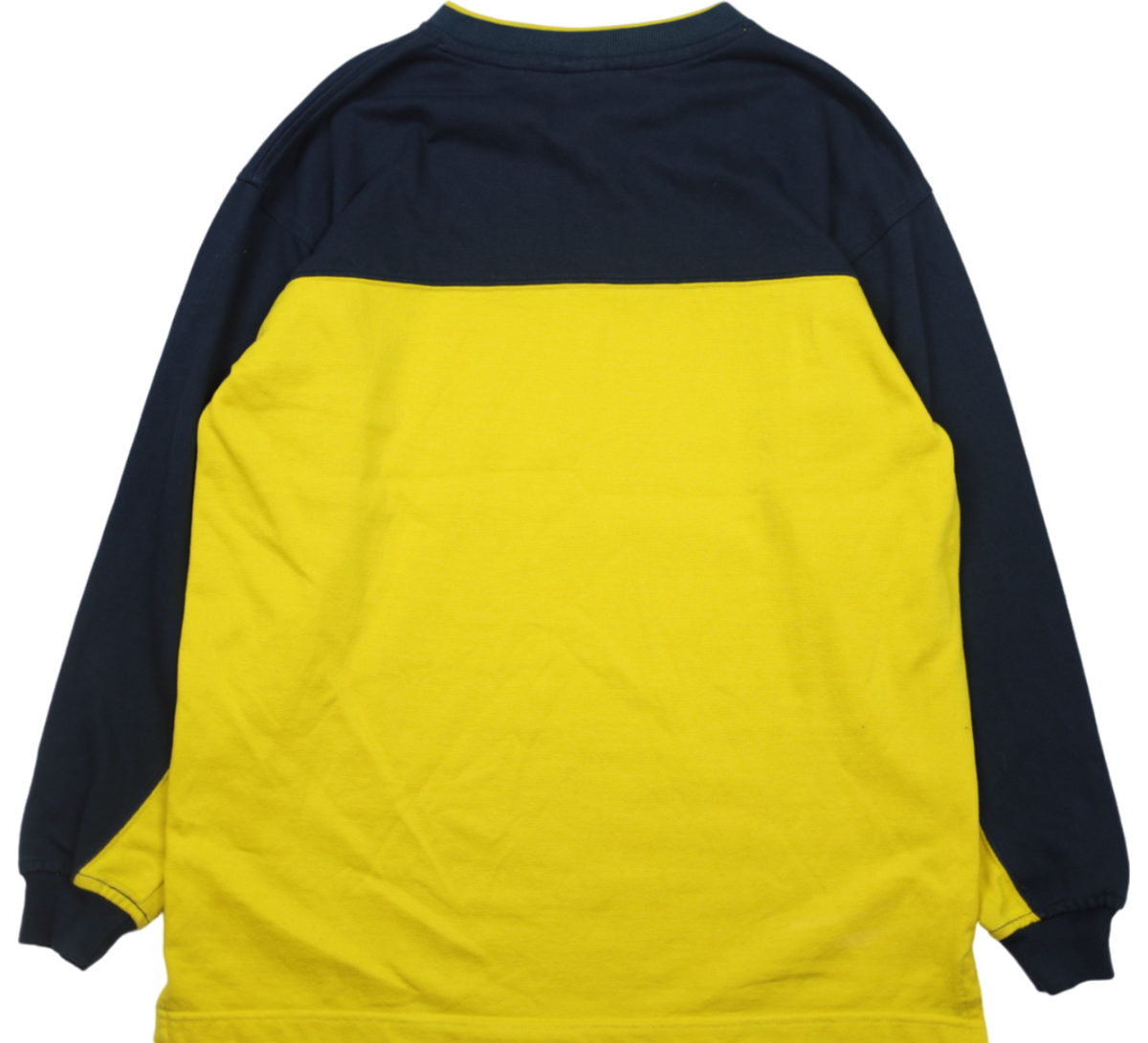 Tommy Hilfiger yellow sweatshirt back view