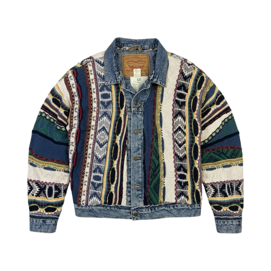 UPCYCLED! Levi's Denim Jacket  Handmade x COOGI Size M