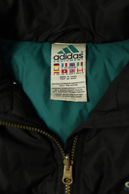 Vintage Adidas Equipment logo on puffer jacket
