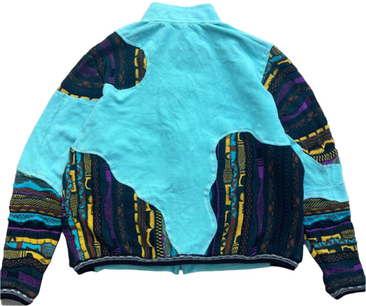 Nike x COOGI upcycled Q-Zip back view