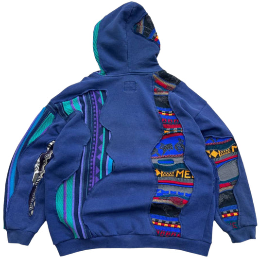 Nike x COOGI upcycled hoodie No. 3 back view