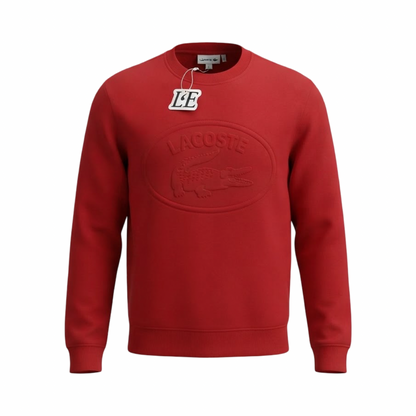Men’s Lacoste Vintage 90s Big Logo  Sweatshirt Size M