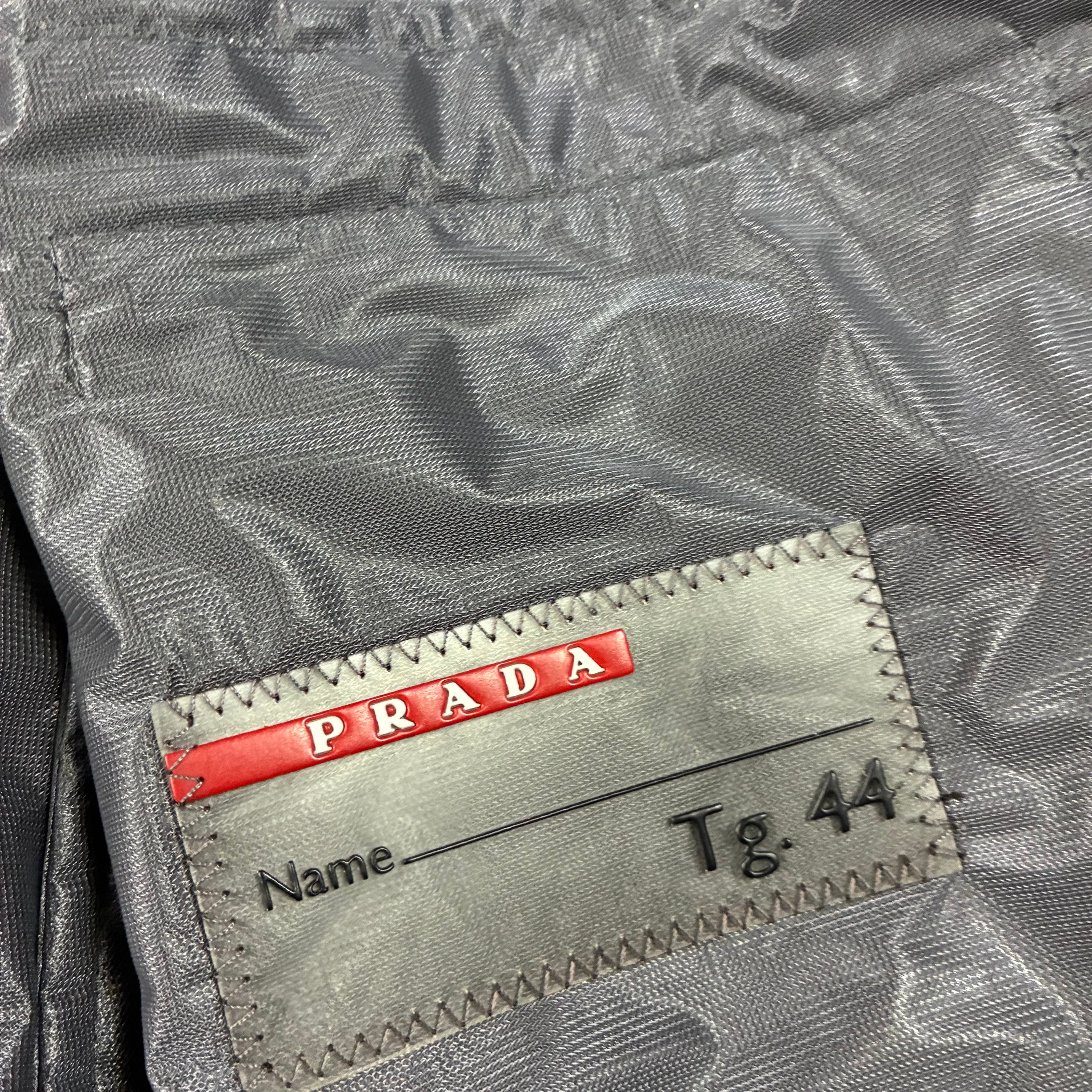 Womens Prada Re-Nylon Full Zip Rain  Jacket Size M