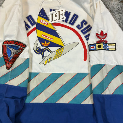 Vintage 1980s Adidas Vangard Wind Surfing Sweatshirt Size L-XL