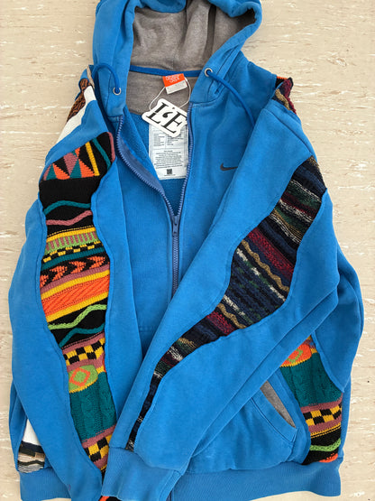 UPCYCLED Nike x COOGi Vintage Zip-Hoodie Size S-M