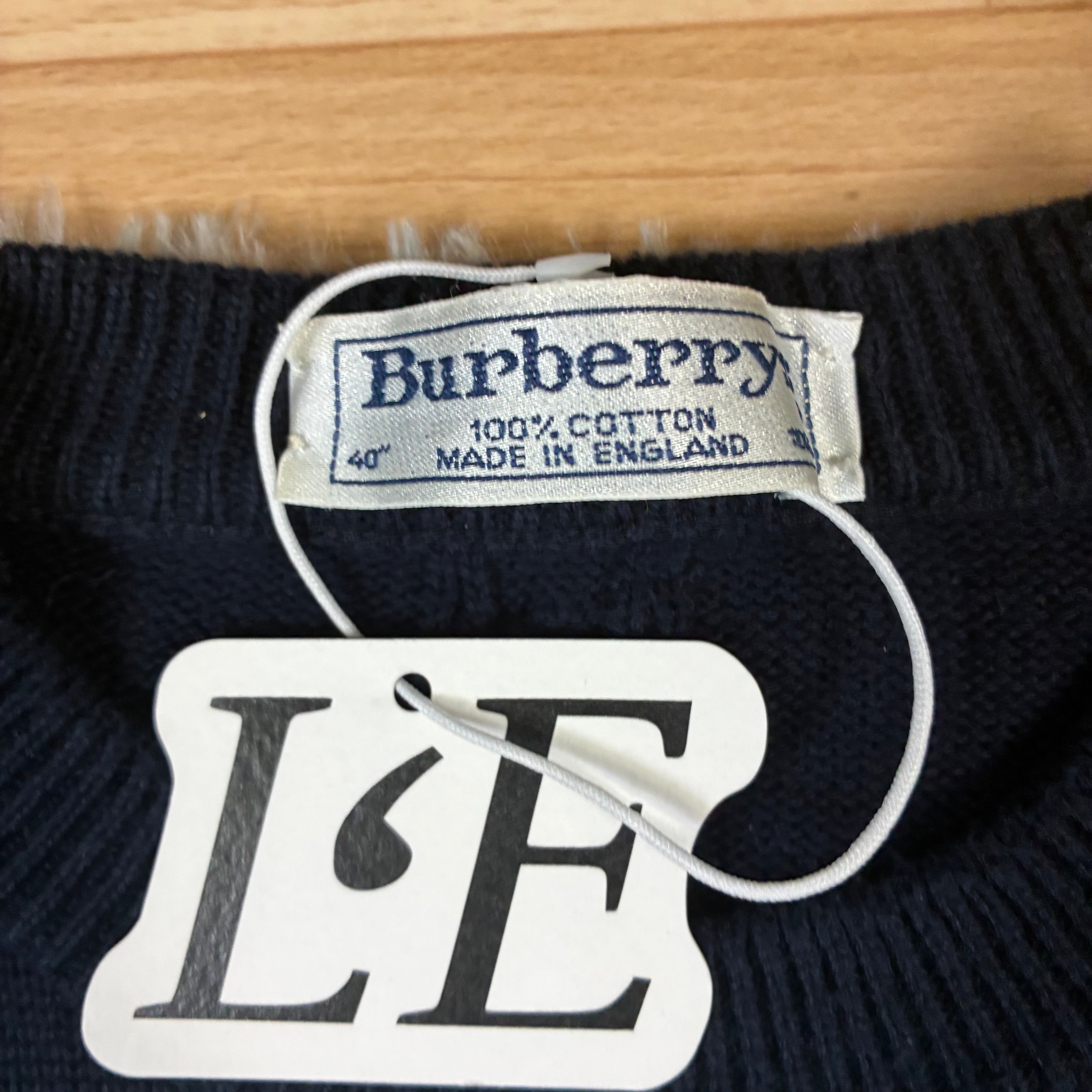 Burberrys Sweater Big Logo Sweater Size M