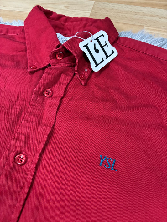Mens Luxury Yves Saint Laurent Cotton Shirt  Size M
