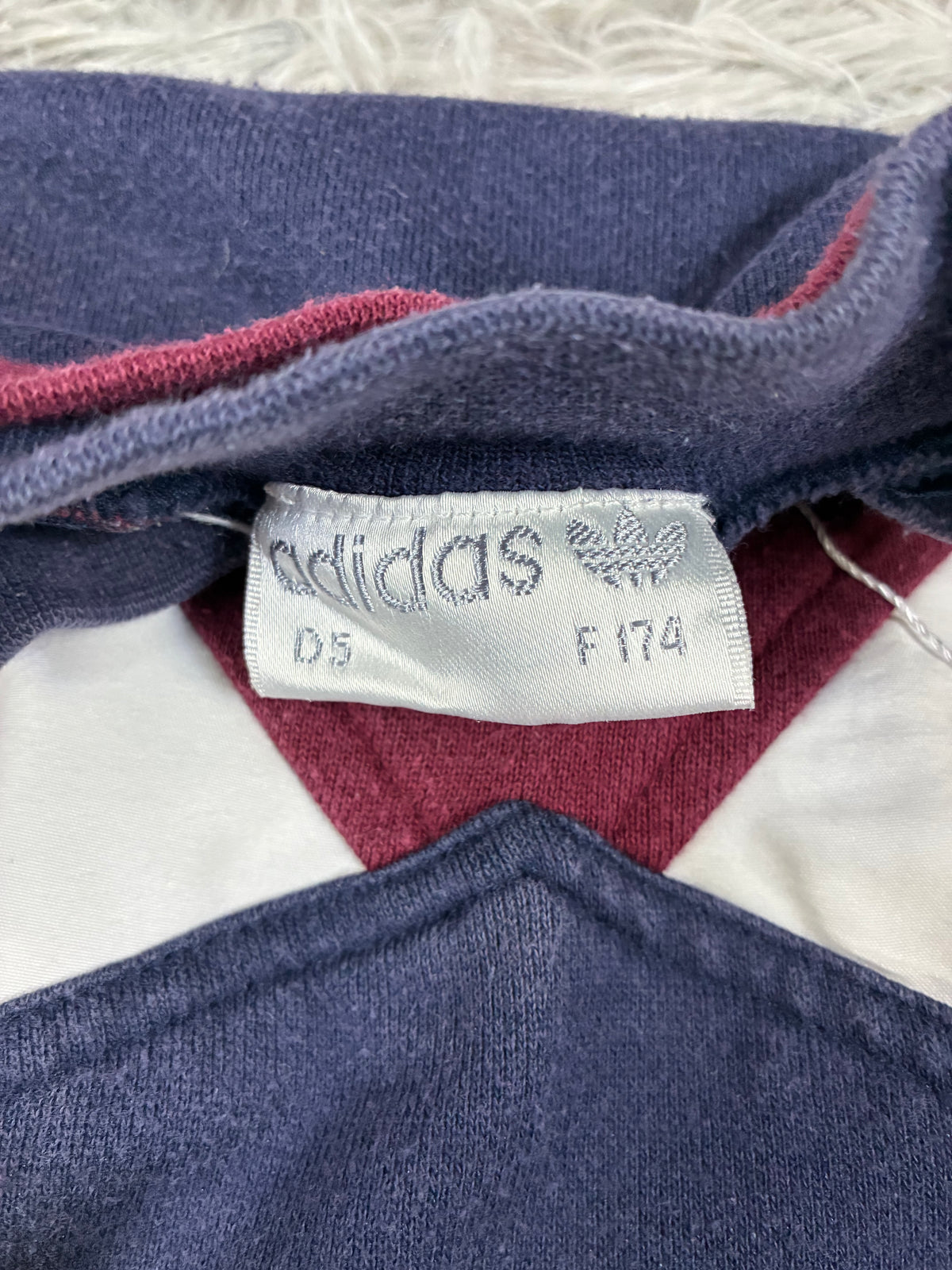 Vintage Adidas Newcastle United sweatshirt crest detail