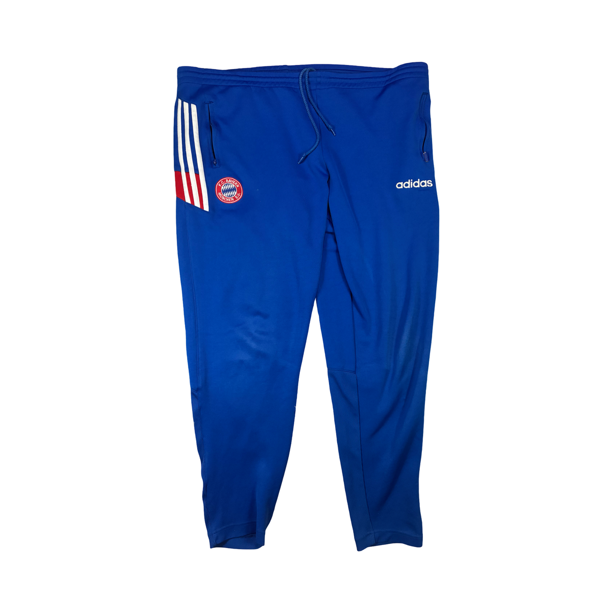 Vintage Adidas FC Bayern tracksuit pants front view