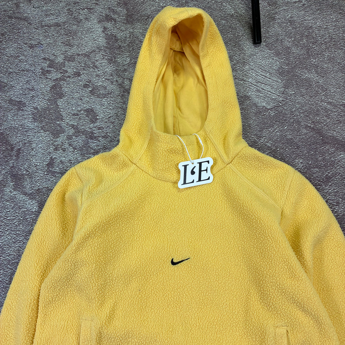 Vintage Nike teddy fleece hoodie size tag