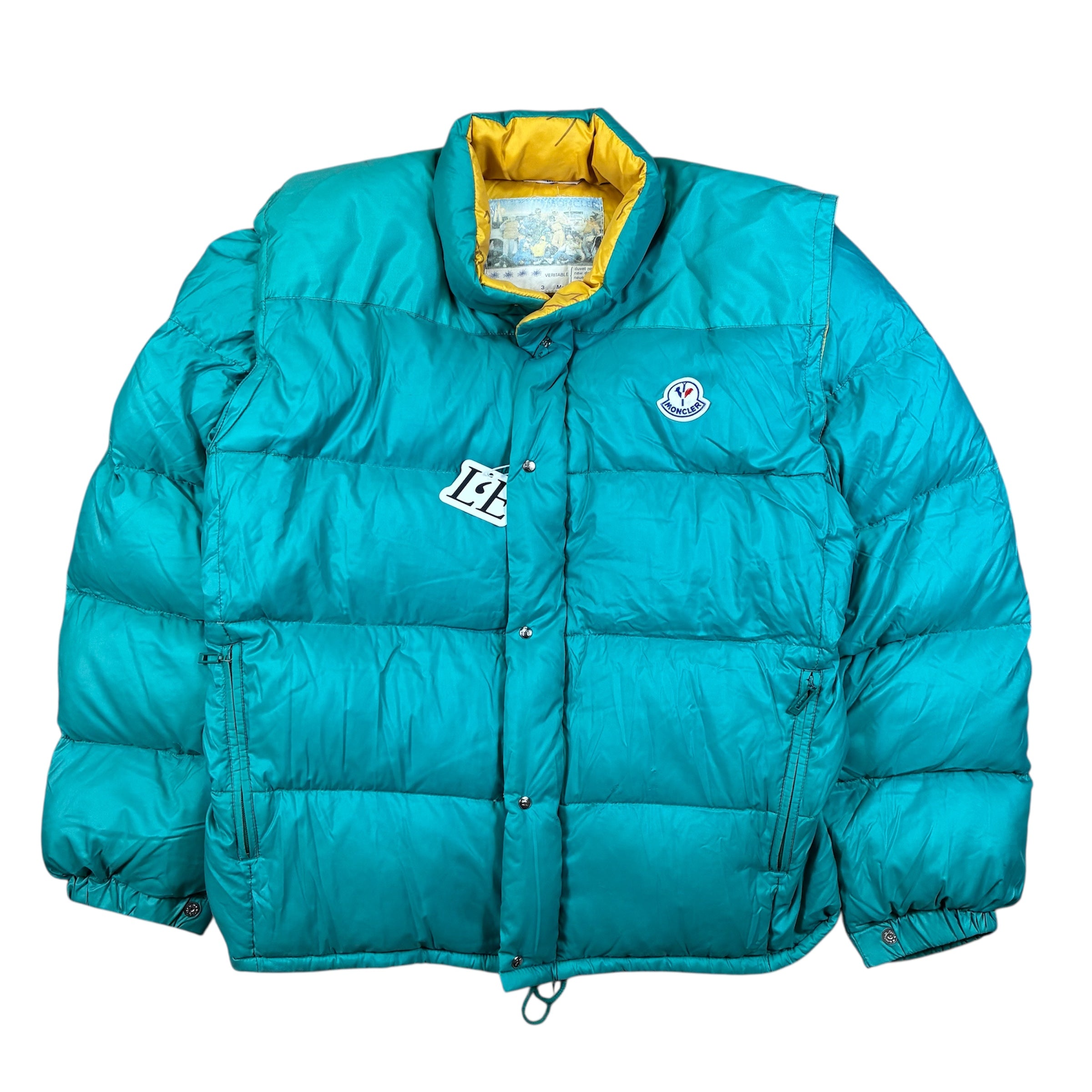 Mens Vintage Moncler Grenoble 80s  Puffer Jacket Size L