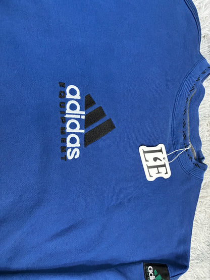 Vintage Men’s 90s  Adidas Equipment Blue Sweatshirt Size  L